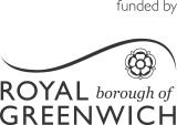 LOGO FOR PROMOTION - Royal Borough of Greenwich - Funded By logo